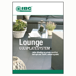 Gulvplatesystem Lounge